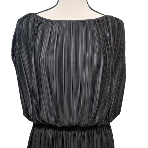 Banana Republic Black Dress | Black Long Pleated Dress for Women Size Sm… - Picture 12 of 17